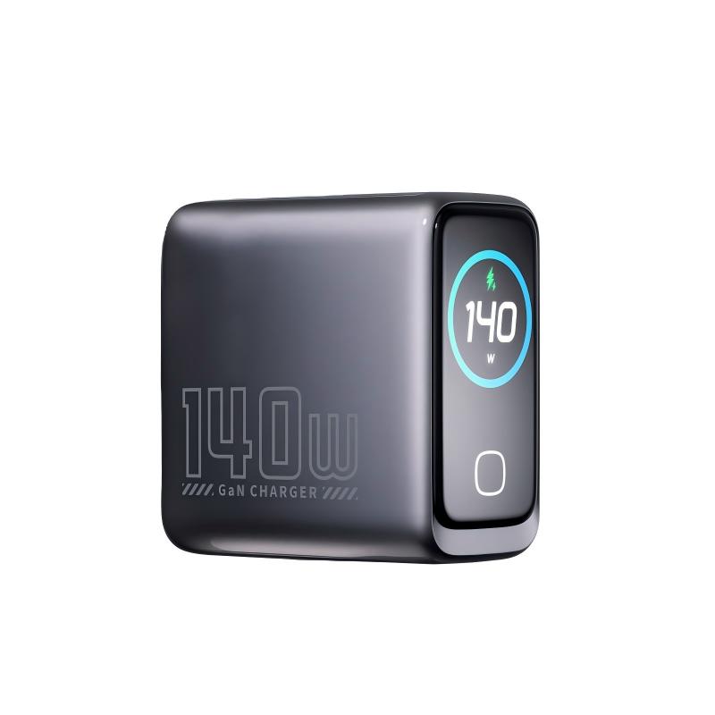WEX140S 140W Smart Screen GaN Charger with AI Display — product detail view