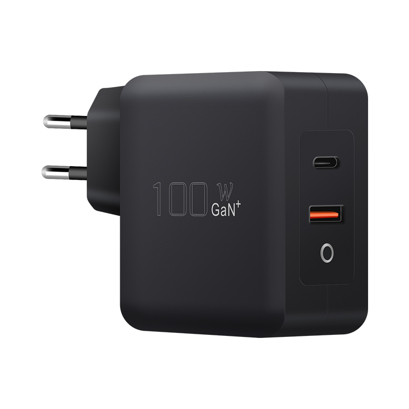 WEP-100-CA Black&White 100W GaN Charger — product detail view