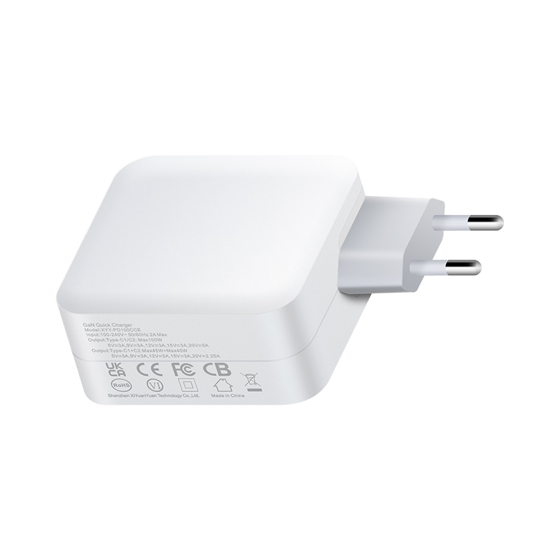 WEP-100-CC 100W EU,UK,US,AUS Standard GaN Adapter — product detail view