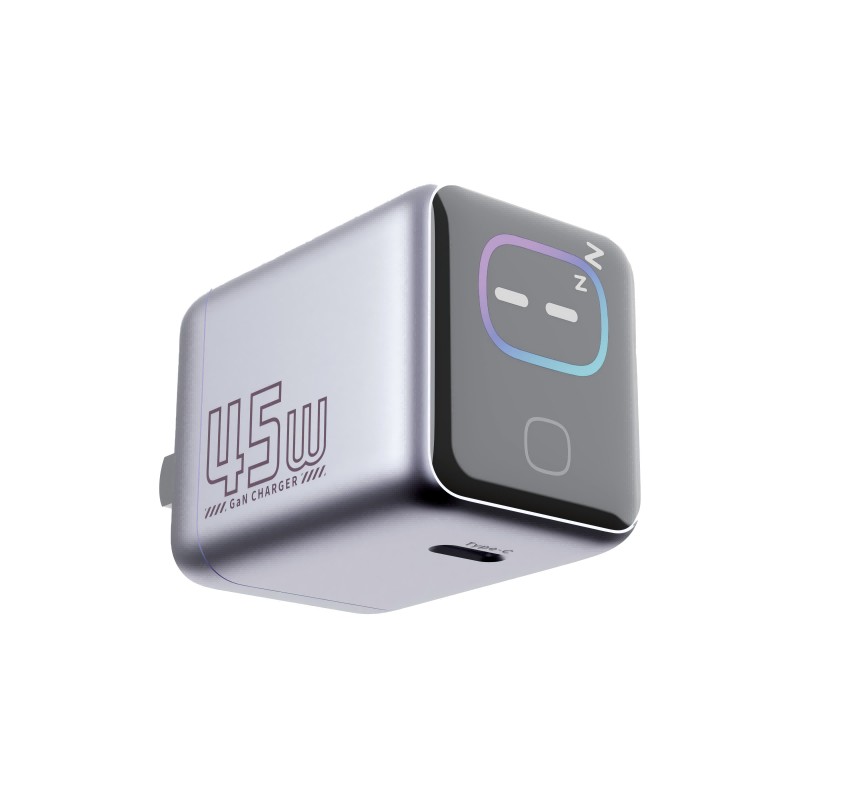 WEX45Pro 45W Smart Screen GaN Charger — WECENT GaN and wireless charger manufacturer