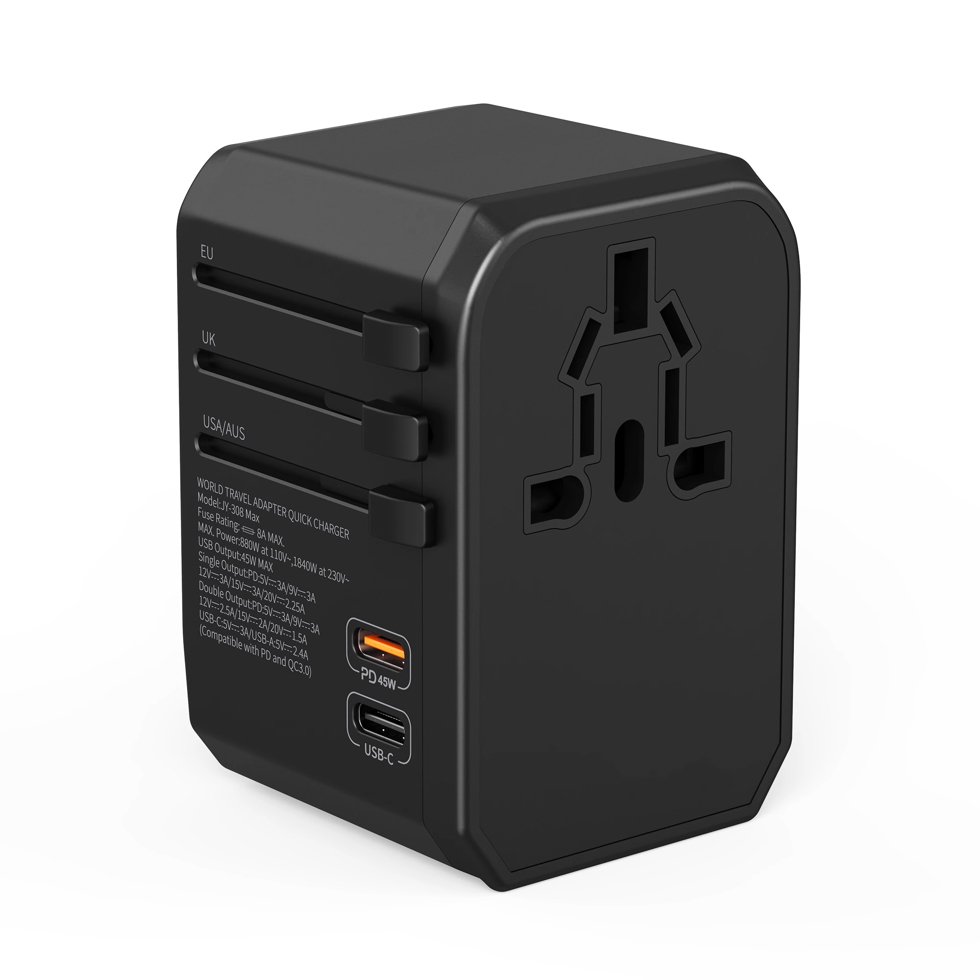 GaN 45W Travel Charger — product detail view