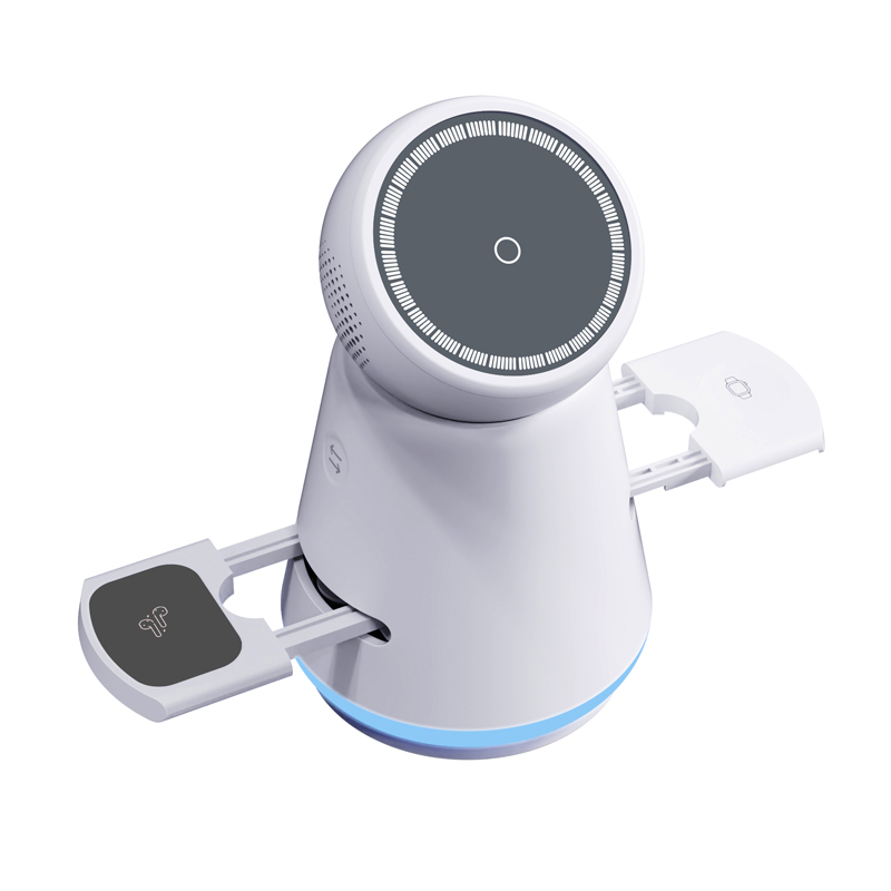 R9 3-in-1 Rotary Touch Wireless Charger — product detail view
