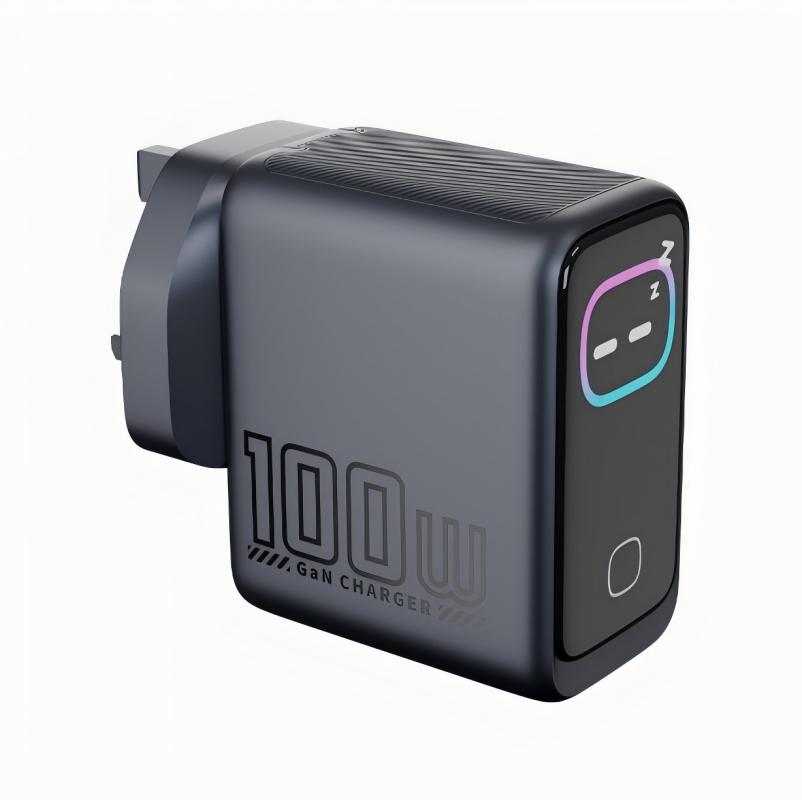 WEX100 Pro 100W Smart Screen GaN Charger — product detail view