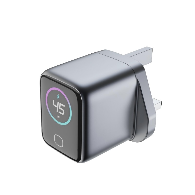WEX45Pro 45W Smart Screen GaN Charger — product detail view