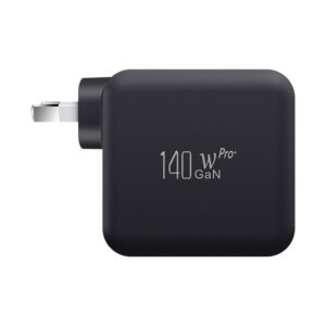 WEP-140-C 140W Black&White GaN Charger With EU,UK,US,AUS Plug — WECENT GaN and wireless charger manufacturer