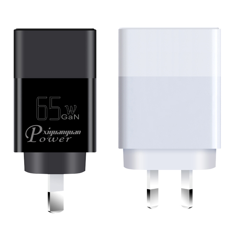 WEP-65-C 65W GaN Charger With EU,UK,US,AUS Plug — product detail view