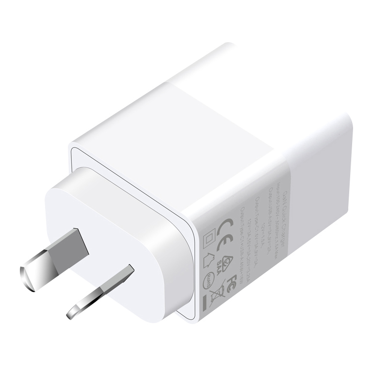 WEP-65-C 65W GaN Charger With EU,UK,US,AUS Plug — product detail view