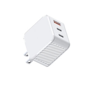 Custom 65W Black&White GaN Charger With EU,UK,US,AUS Plug — WECENT GaN and wireless charger manufacturer