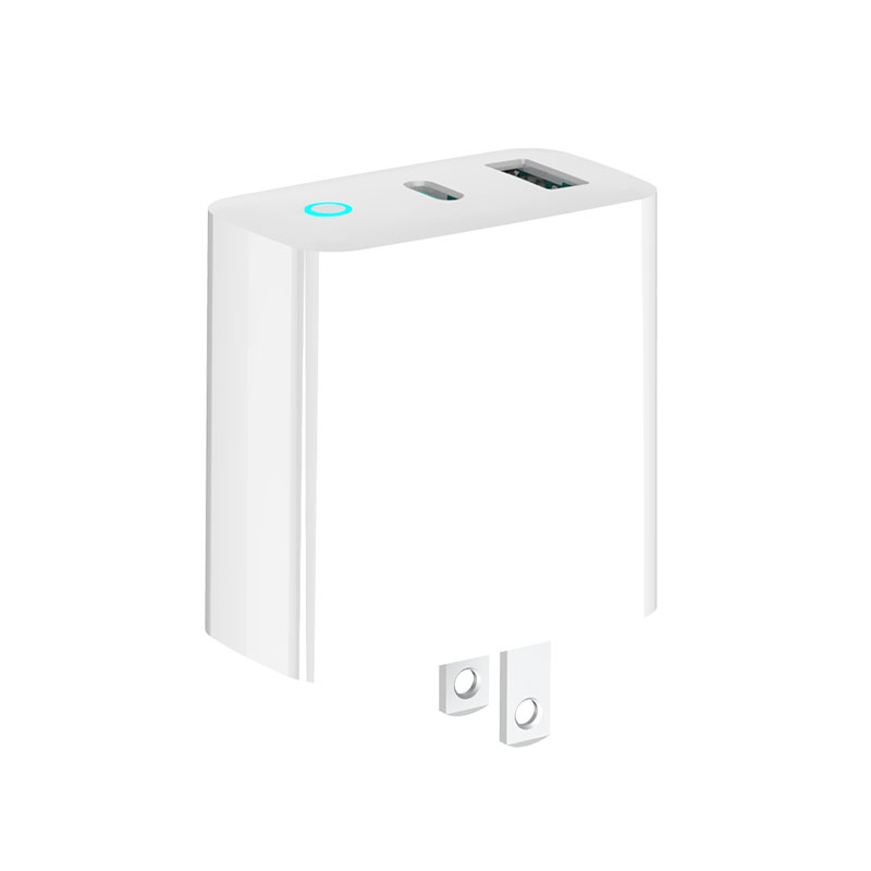 WEG-45-CC Black&White 45W GaN charger With EU,UK,US,AUS Plug — product detail view