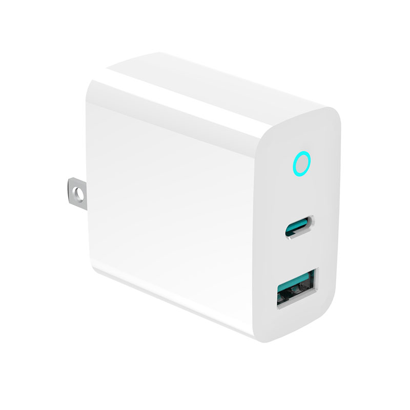 WEG-45-CC Black&White 45W GaN charger With EU,UK,US,AUS Plug — product detail view