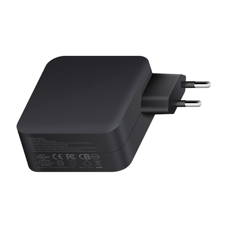 WEP-140-CCCA 140W Black & White EU,UK,US,AUS Standard GaNGaN Charger — product detail view