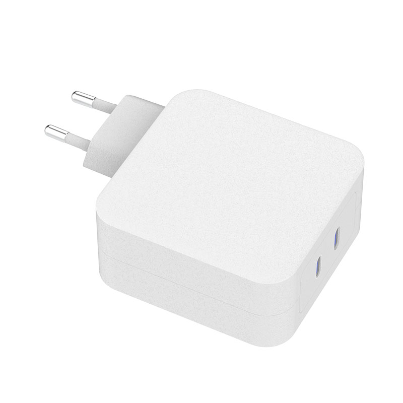Custom Black & White WEG-100-CC GaN Charger With EU,UK,US,AUS Plug — product detail view