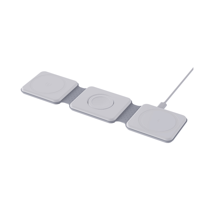 3 in1 15W Foldable Wireless Charger — WECENT GaN and wireless charger manufacturer