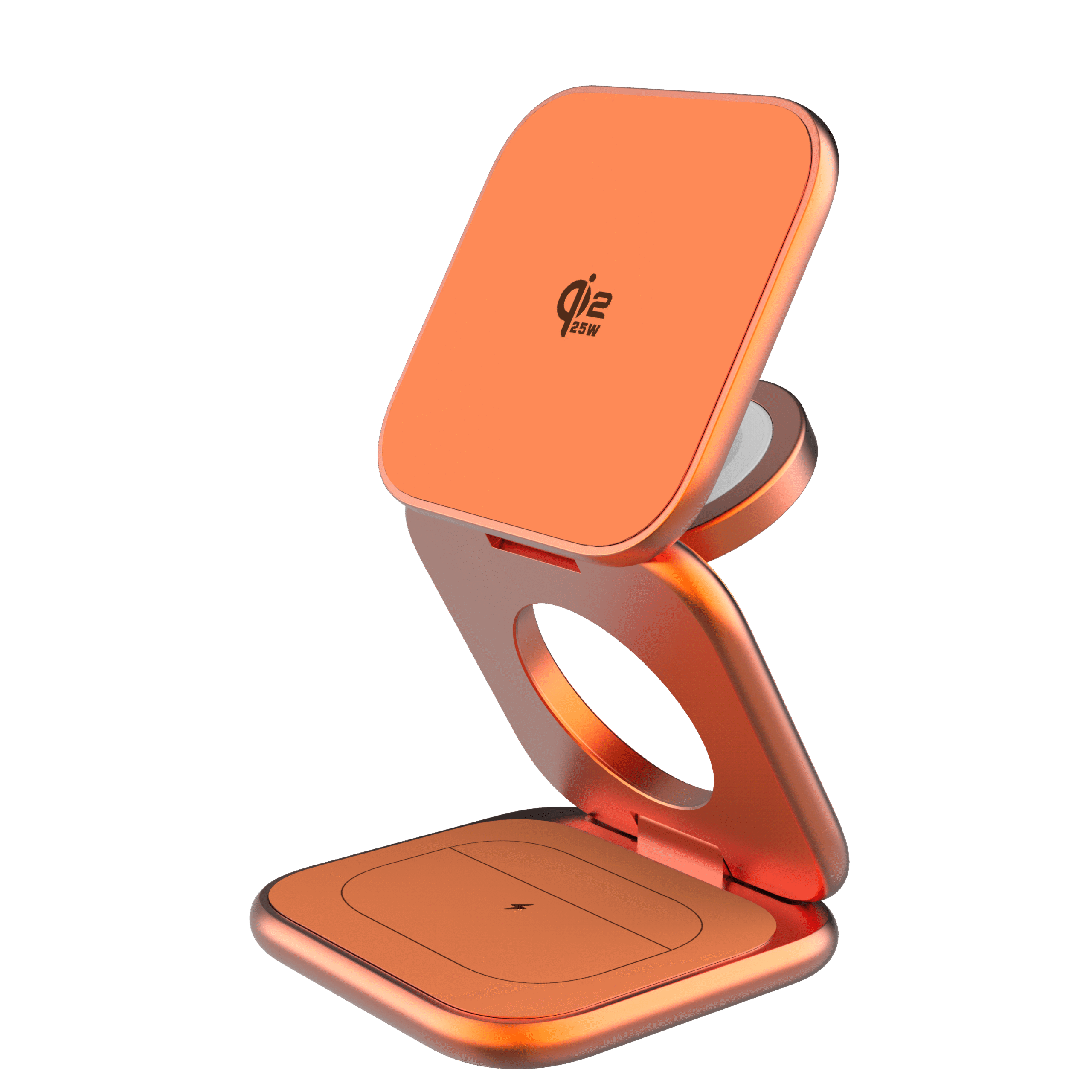 X40 Mini 3-in-1 Magnetic Charging Stand — WECENT GaN and wireless charger manufacturer