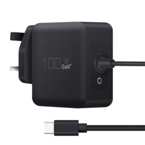 Custom Black&White 100/120/140 PD Charger with EU,UK,US,AUS Plug — WECENT GaN and wireless charger manufacturer