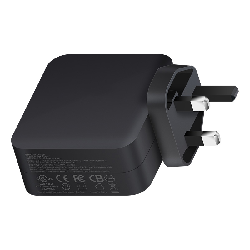 WEP-140-CCAA GaN 140W GaN Charger with EU,UK,US,AUS Plugs — product detail view