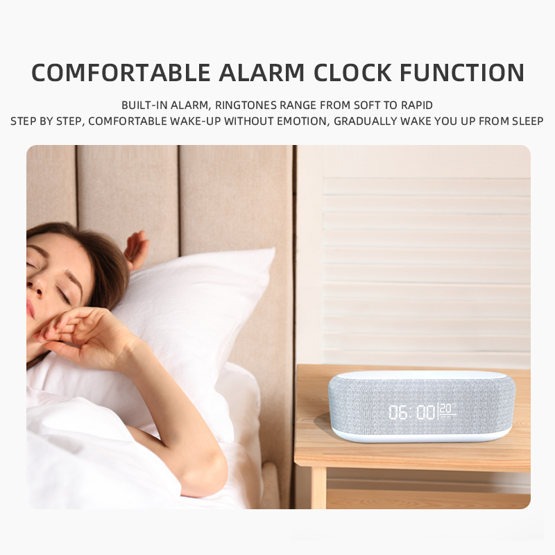 YZ-6B Wireless Charger With Clock and Sound — product detail view
