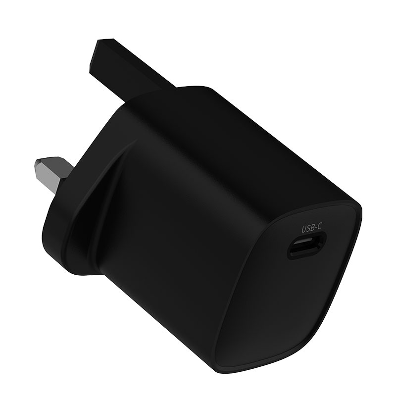 Black & White WEG-33W-1A GAN Charger With EU,UK,US,AUS Plug — product detail view